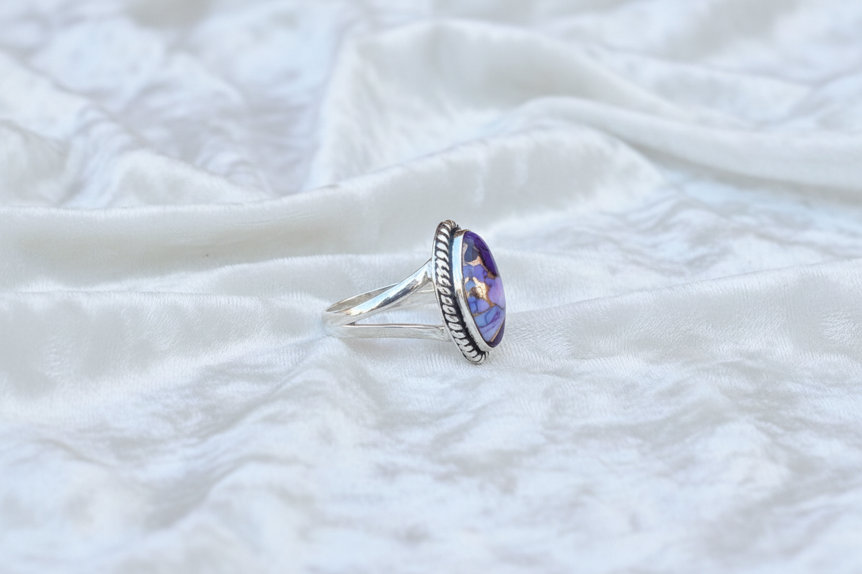 Mia Purple Turquoise Ring