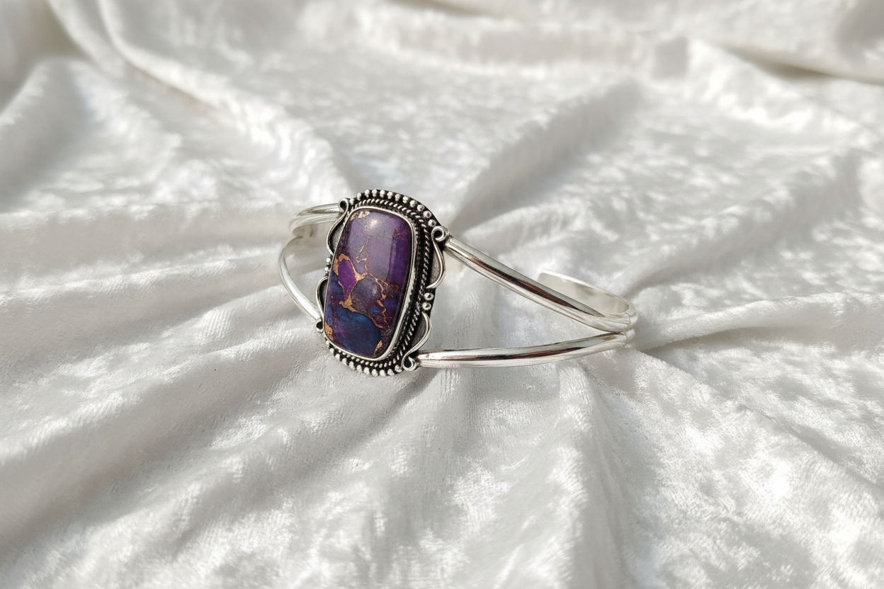 Vivian Purple Turquoise Bracelet