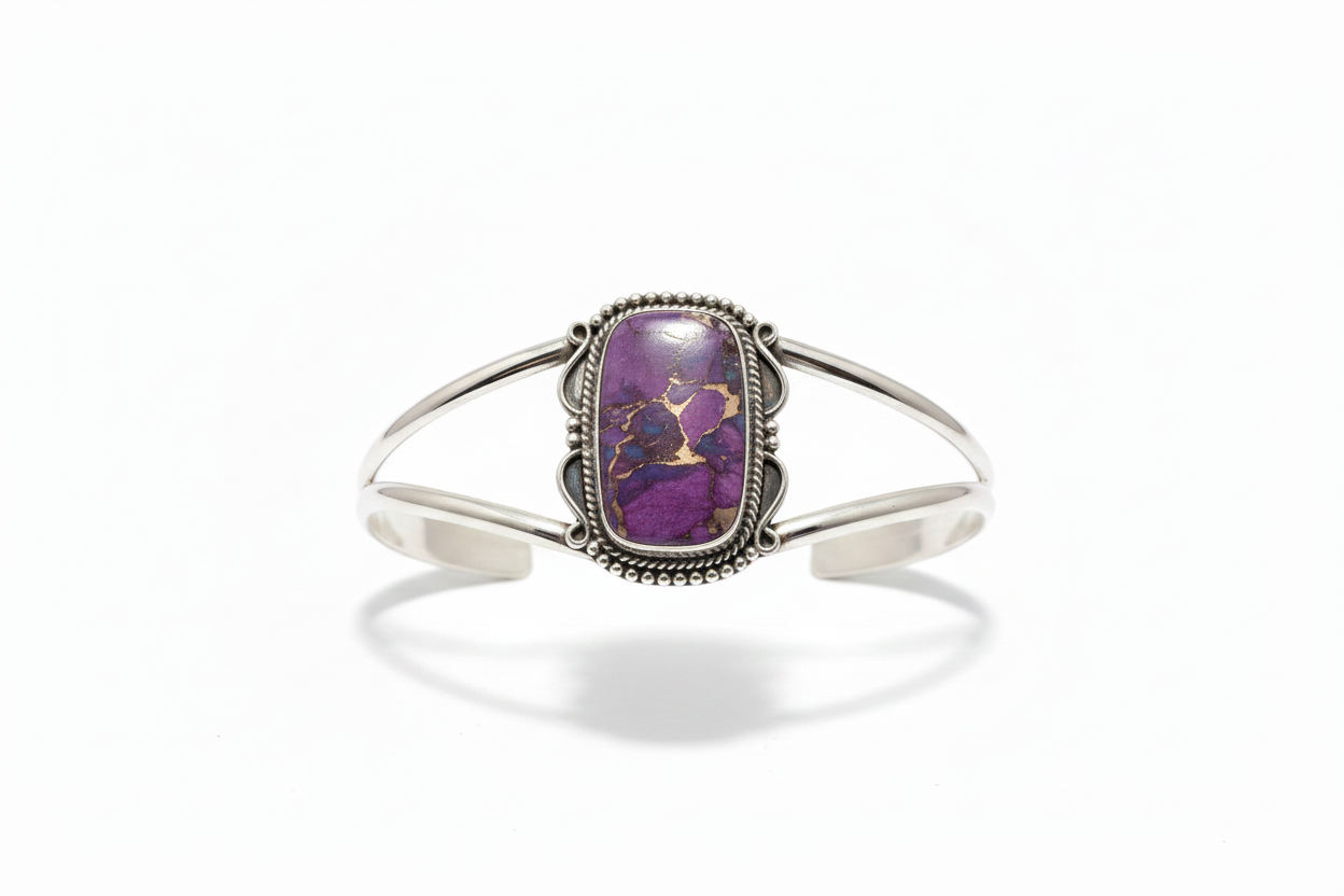 Vivian Purple Turquoise Bracelet