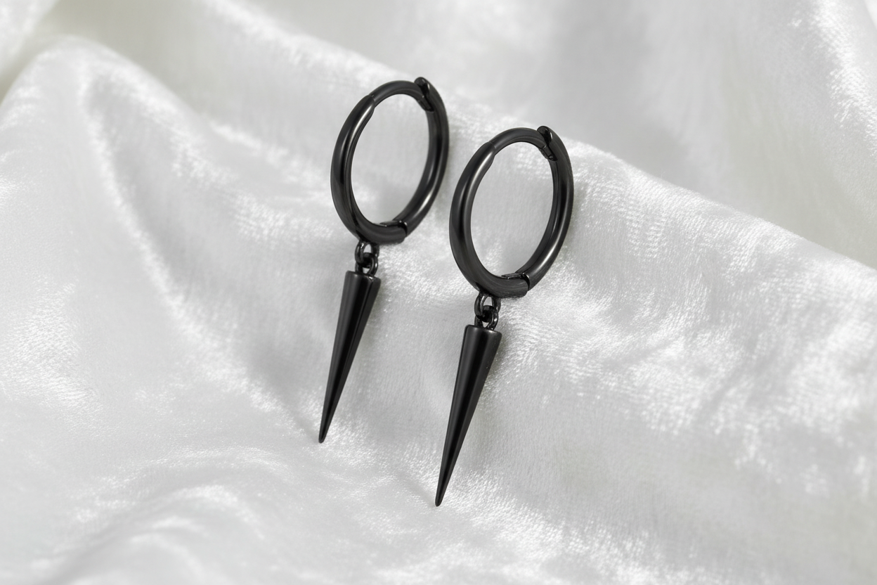 Riley Black Hoops