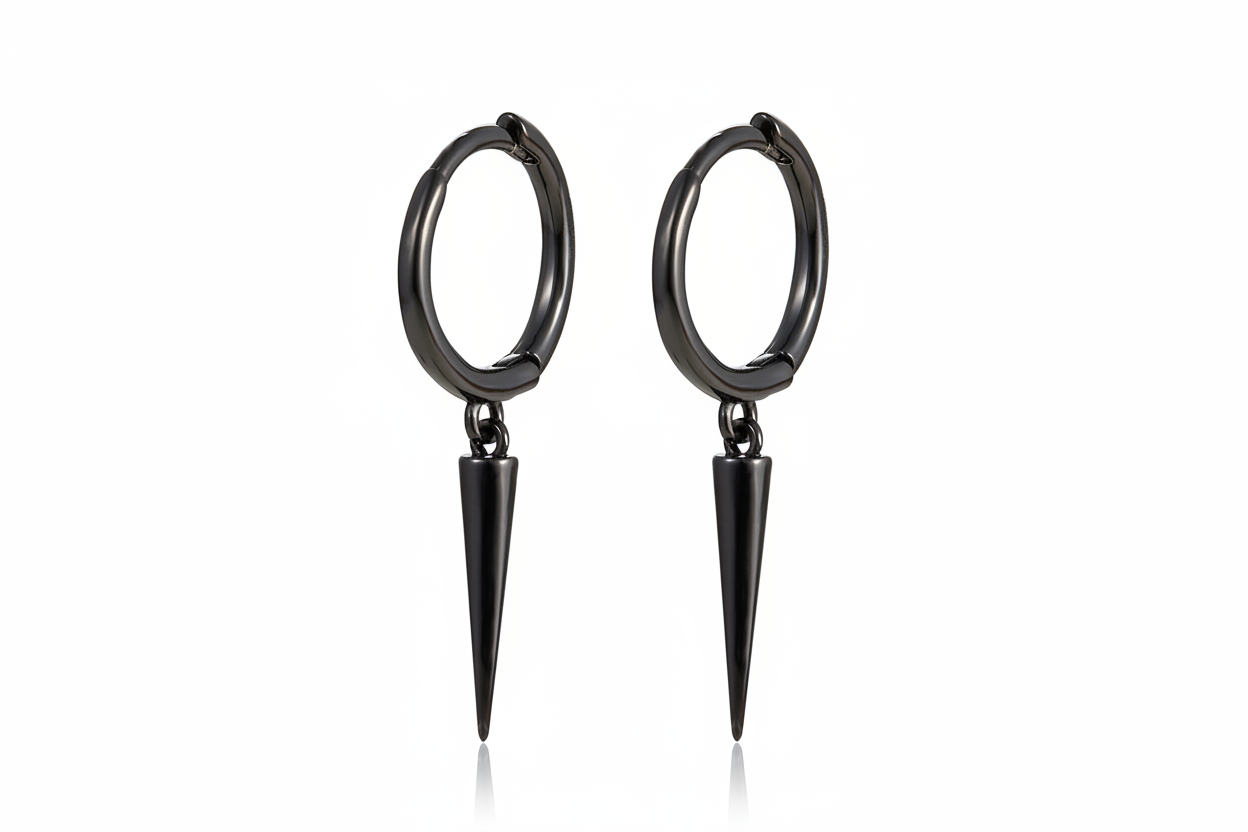Riley Black Hoops