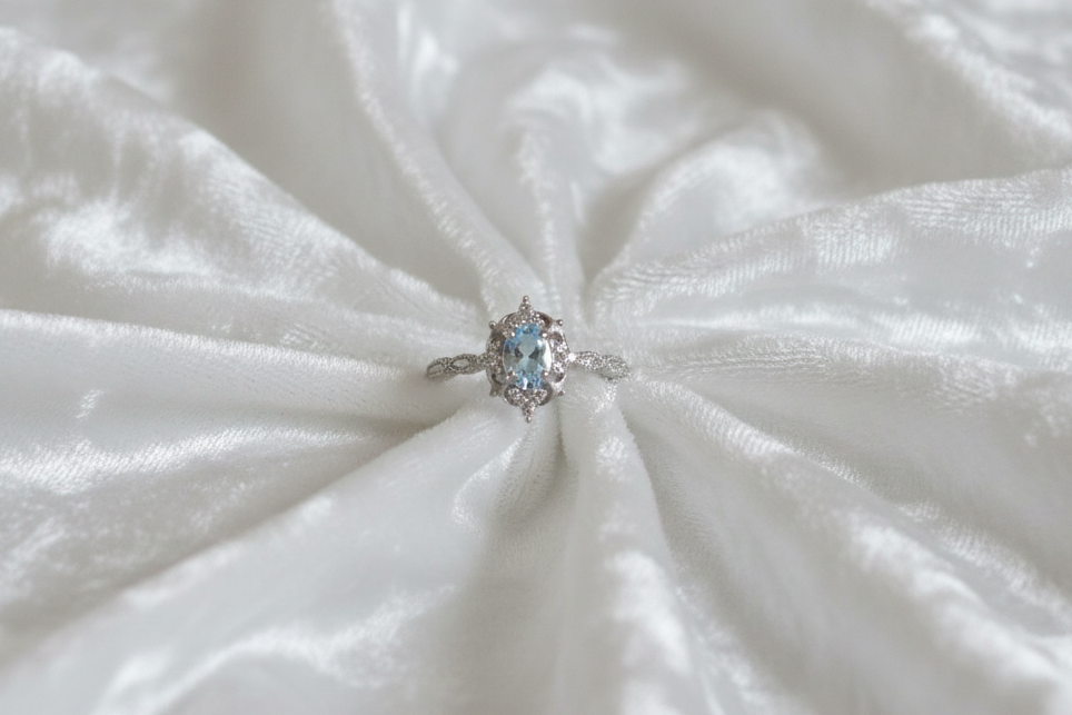 Leiah Aquamarine Ring
