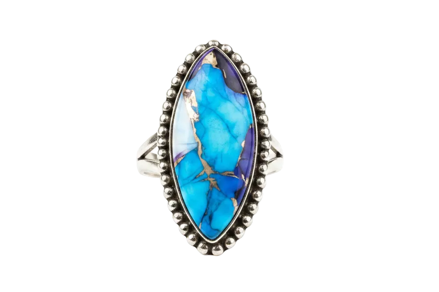 Ovana Blue Turquoise Ring